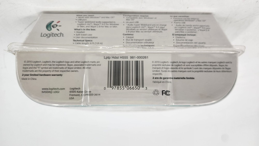 NEW Logitech H555 USB Headset