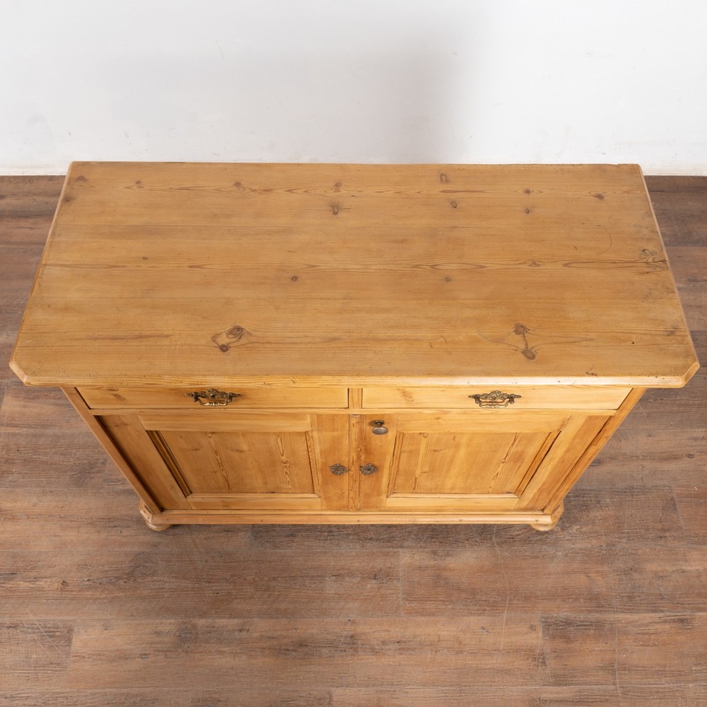 19th Century Danish Pine Sideboard Cabinet