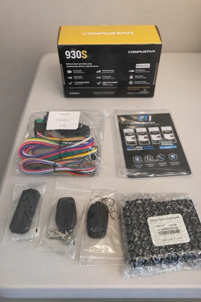 Compustar CS930S 1-Way Remote Start System W/Keyless 2-4 Button Remotes, 1500ft