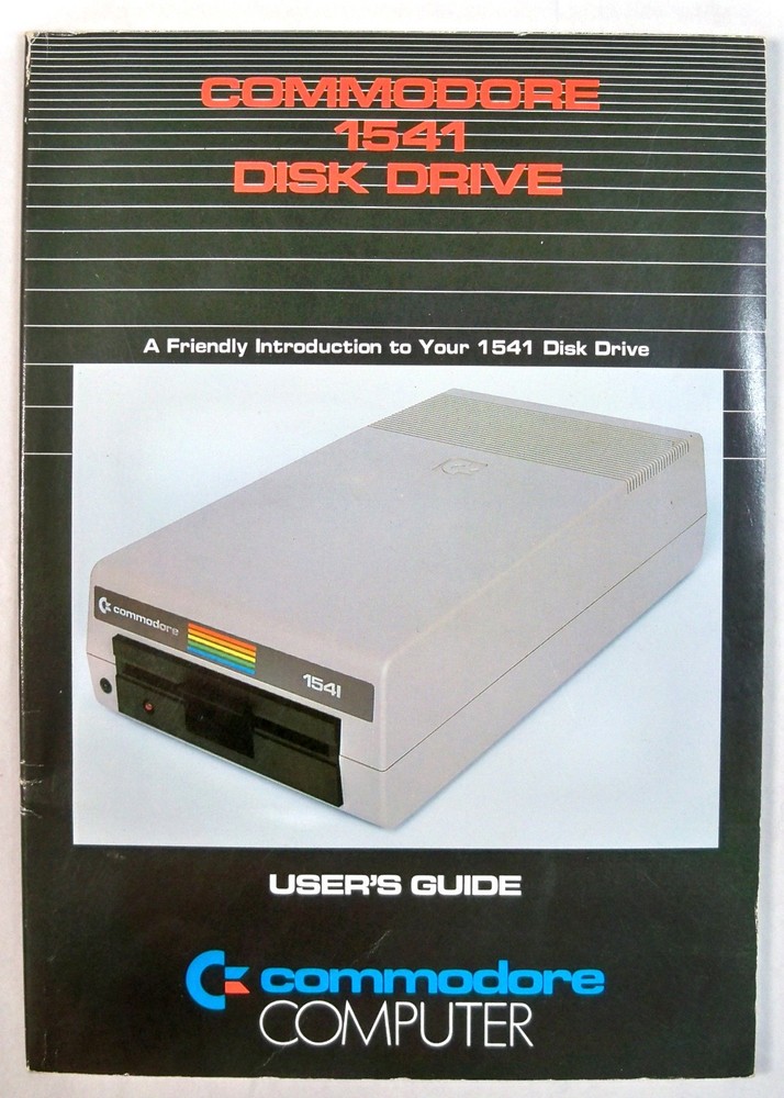 Commodore 1541 Disk Drive Users Guide Manual C64 128
