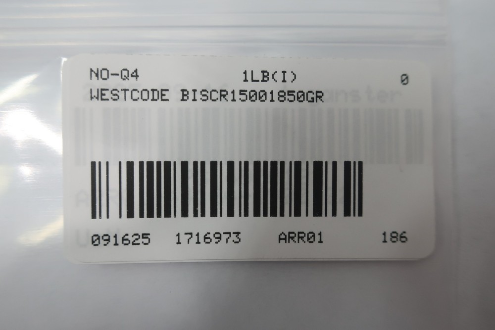 Westcode BISCR15001850GR Thyristor