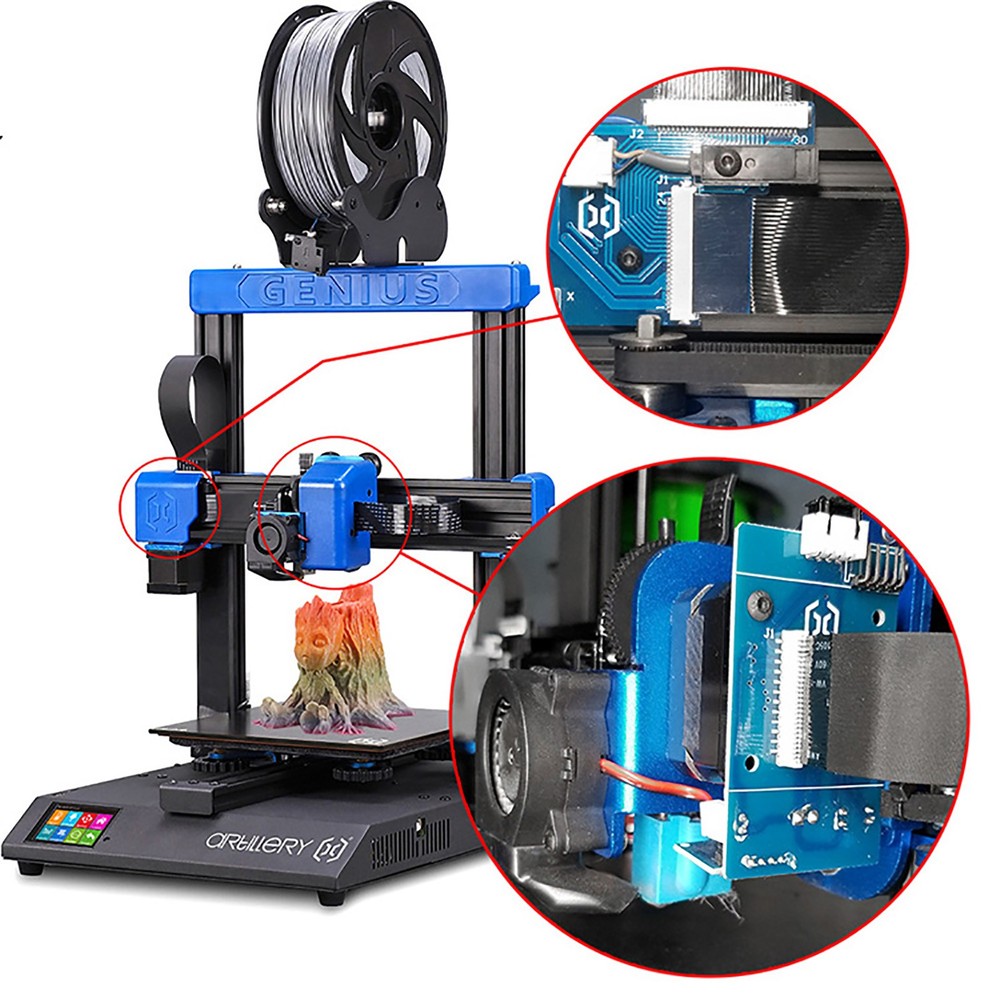 Hot-End PCB Adapter Board 24Pin Cable Artillery 3D Printer for Genius/Sidewinder