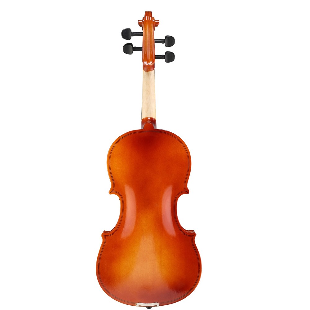 1/8 Acoustic Solid Wood Violin with Case Bow Rosin String Shoulder Rest Natural