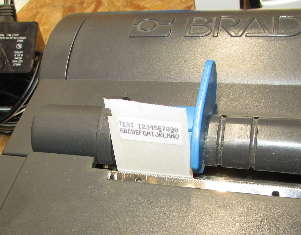 LOT Brady LS2000 Labeling System ID PRO Plus Wire Marker Printer Portable,Labels