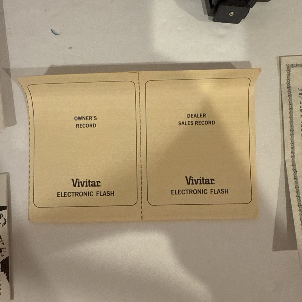 Vivitar Model 283 Electronic Flash - Automatic Thyristor Exposure Control w/ Box