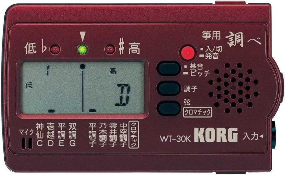 KORG WT-30K Koto dedicated tuner Backup function Beginner Japan New