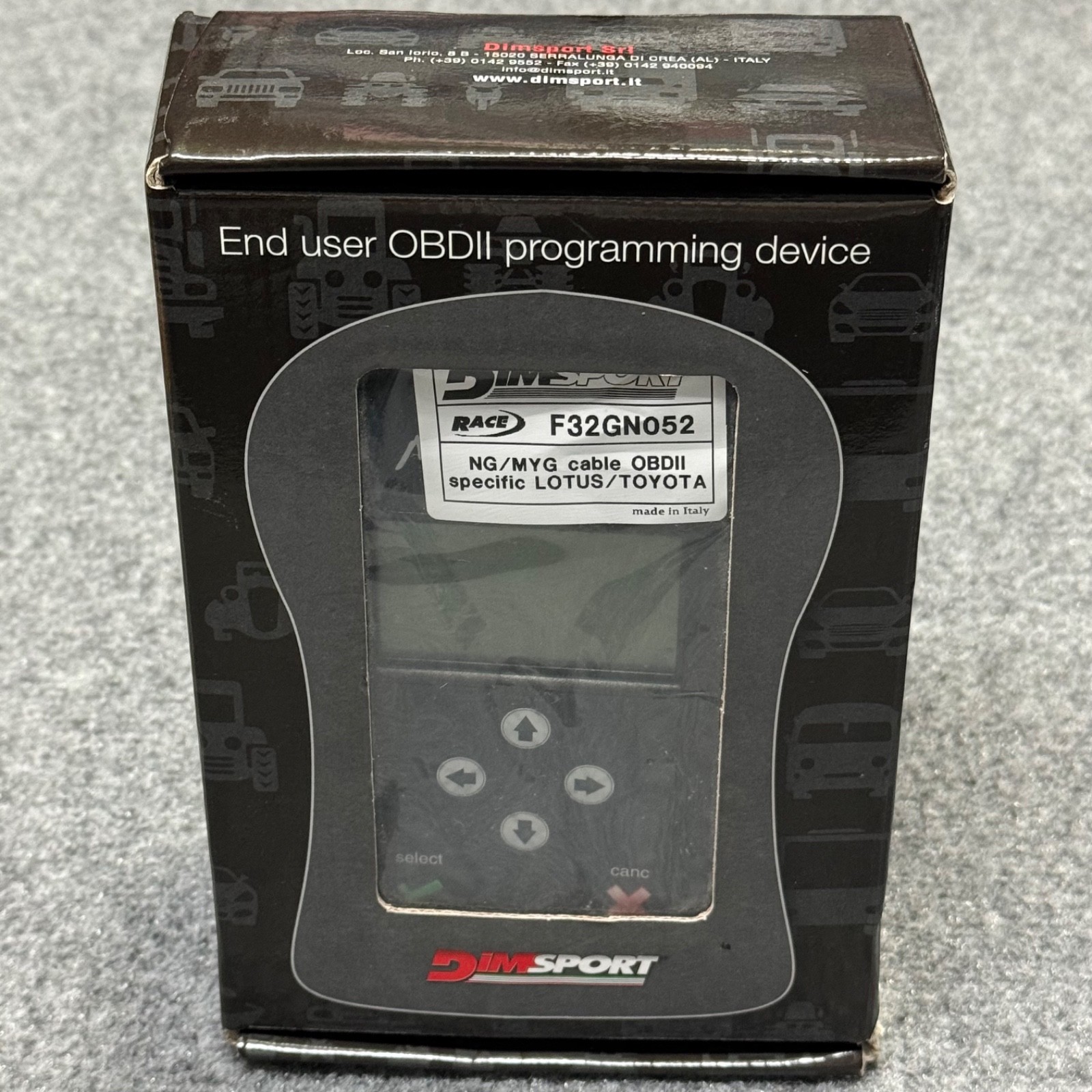 MY GENIUS DIM SPORT End User OBDII Programming Device