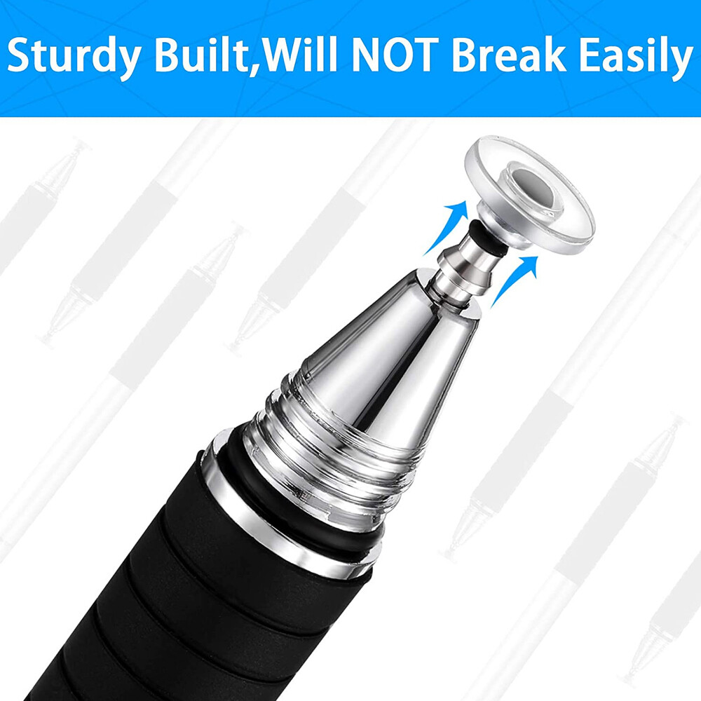 12PCS Stylus Pen Disc Tips Universal Disc Tips for Devices ( )