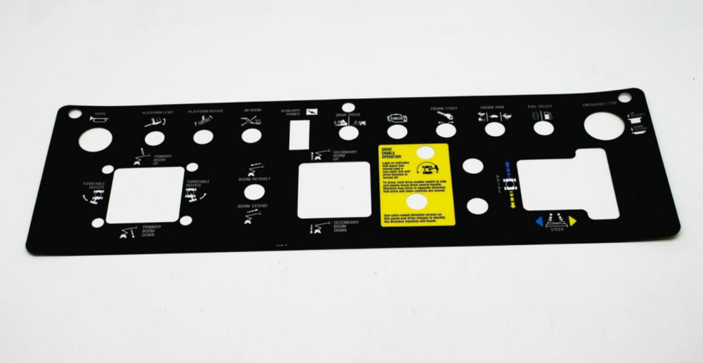 FOR GENIE 52230GT, 52230, DECAL- PLATFORM CONTROL PANEL