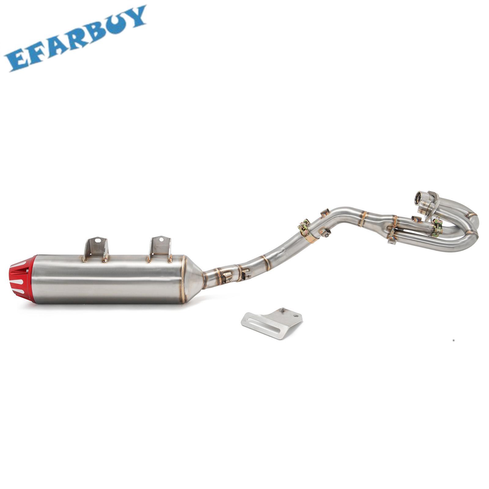Full System Exhaust Pipe for Yamaha Raptor 700 700R YFM700RSE Aluminum Muffler