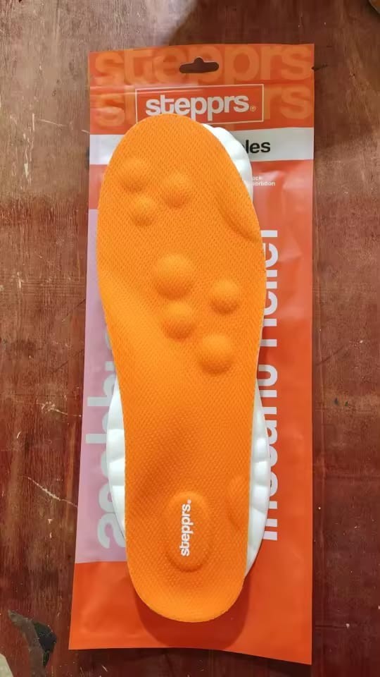Original Stepprs Comfort Shoe Insoles Steppers Cloud Soles for Men Women(Orange)
