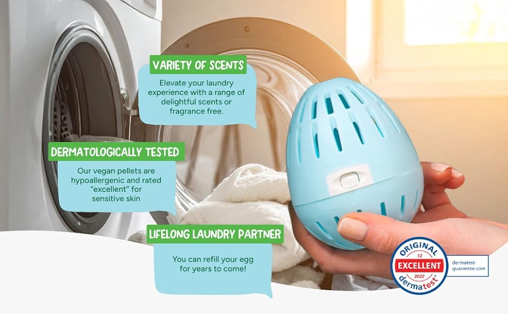 Laundry Egg | Deternt and Fabric Conditer Replacement | Non