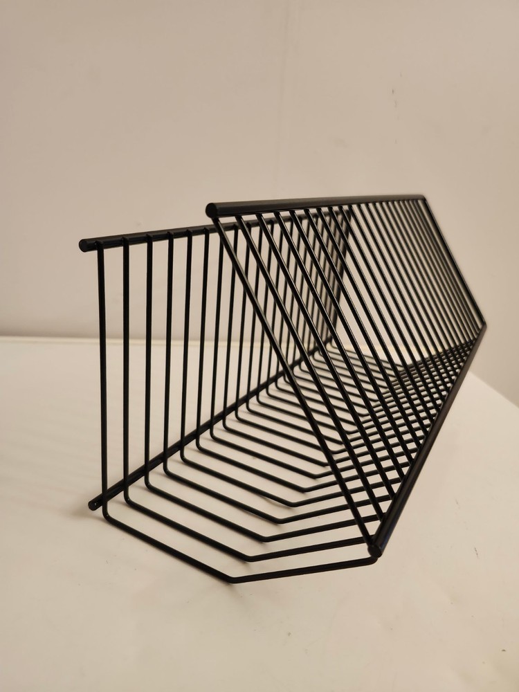 Wire 20 CD Compact Discs. Disk Holder Black