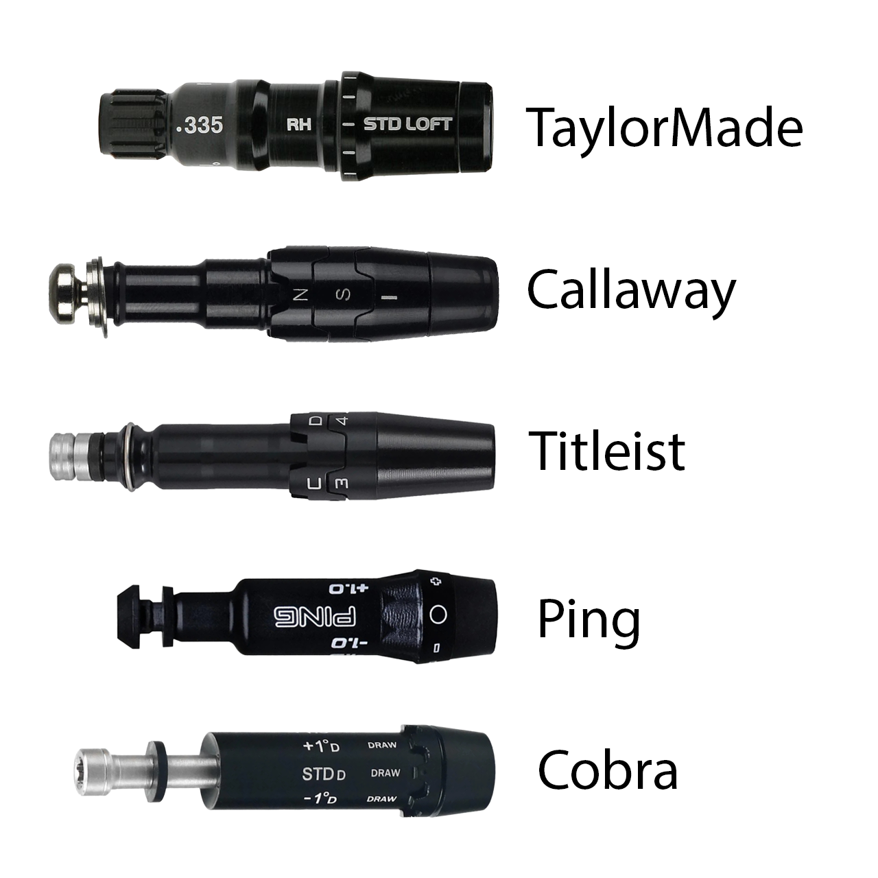 NEW Tensei White AV Series Raw Shafts - Choose Flex, Weight, & Adaptor
