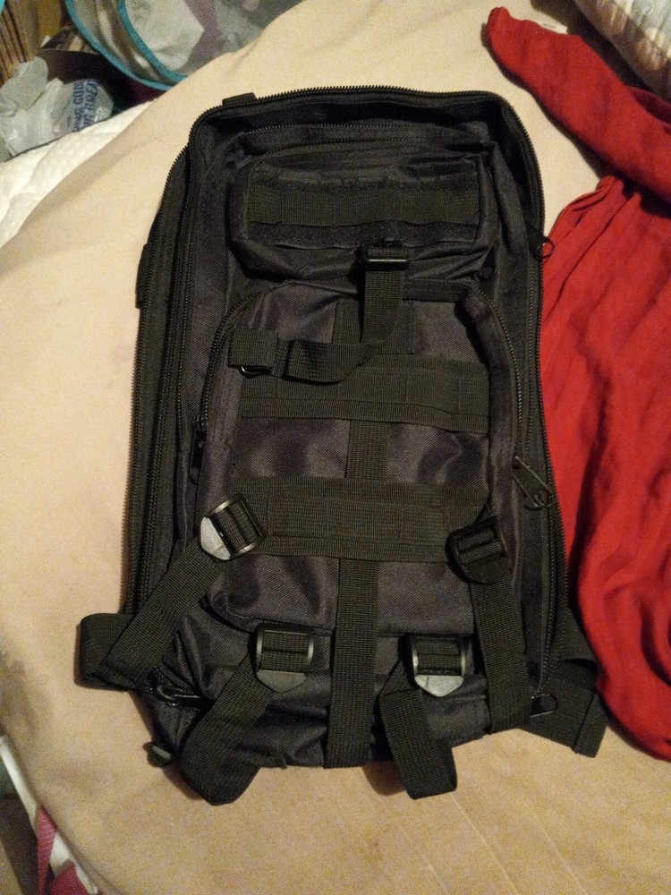Military Molle Tactical Backpack Black