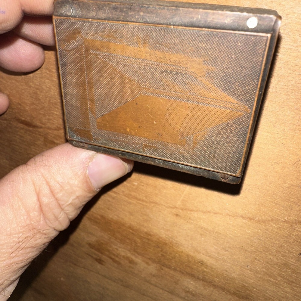 Printing Block Type Cut ( Unknown Image??) Copper Face