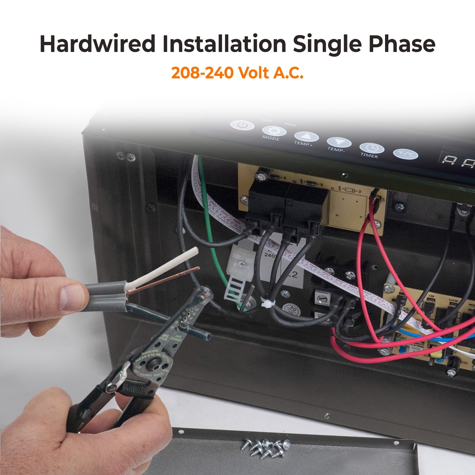 Comfort Zone 7,500 Watt, 240 Volt Industrial Ceiling Mounted Heater with Remote