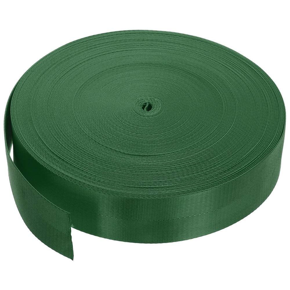 Flat Nylon Webbing Strap 2 Inch 50 Yards Green for Backpack