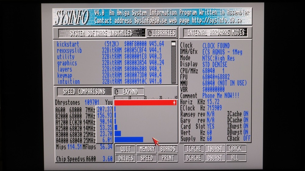 BLACK Vampirized Commodore Amiga 2000 A2000 Desktop Computer 68080@85mhz Vampire