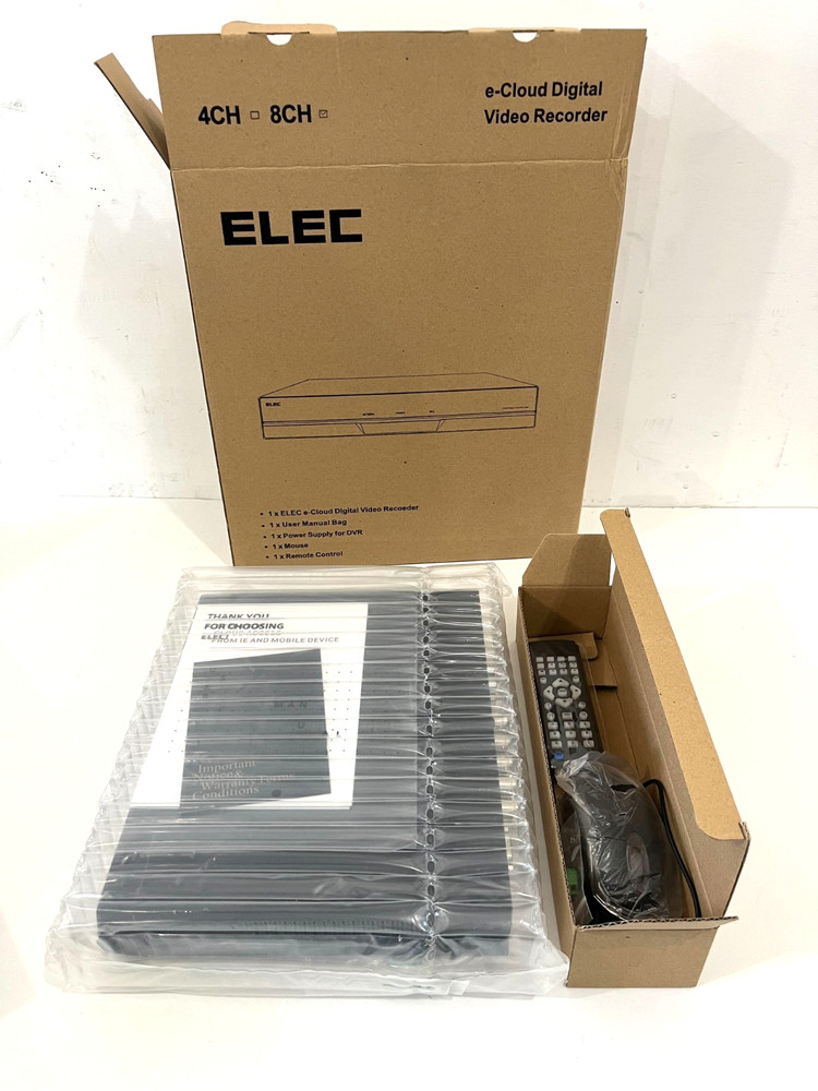 ELEC E-Cloud Digital Video Recorder and four camera kit