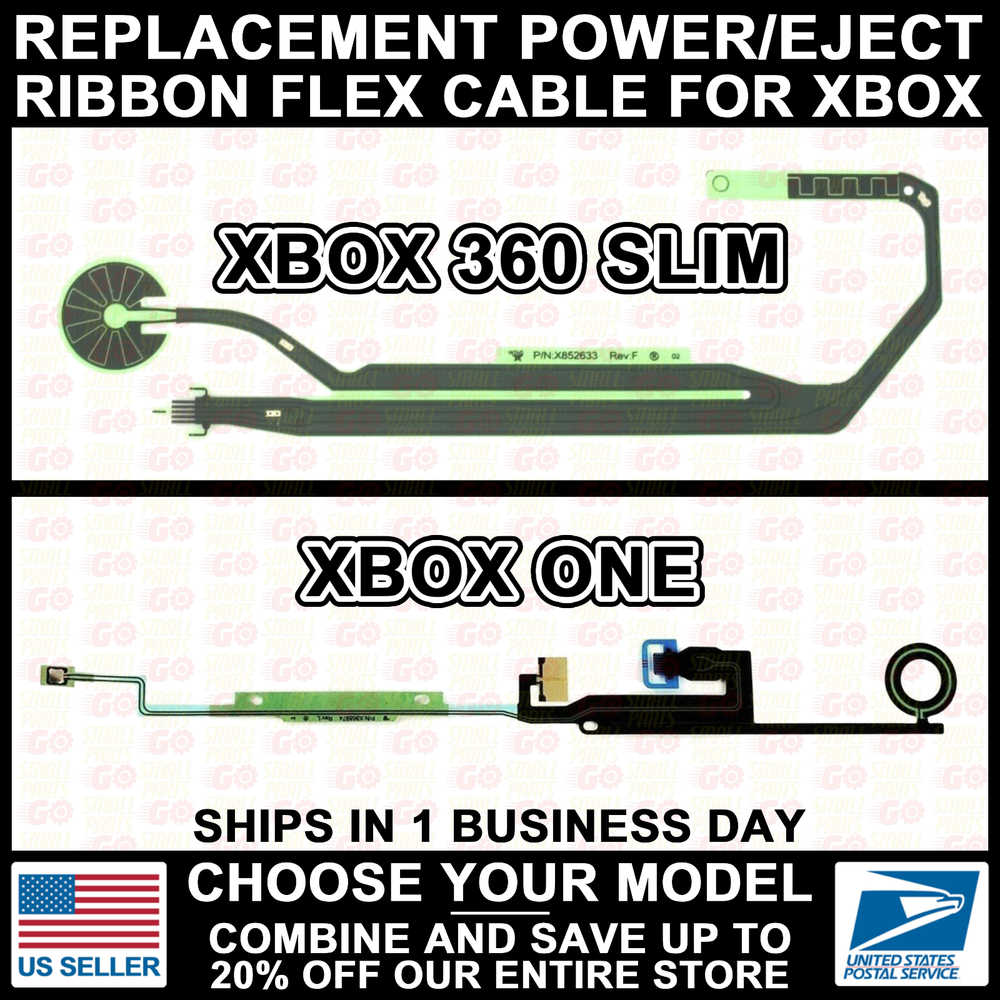 Power Flex Cable for Xbox 360 S Slim/One Console On/Off Switch Sensor Ribbon