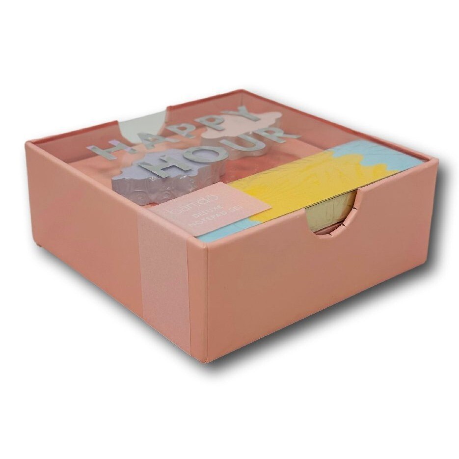 Happy Hour Deluxe Notepad Sticky Note Set