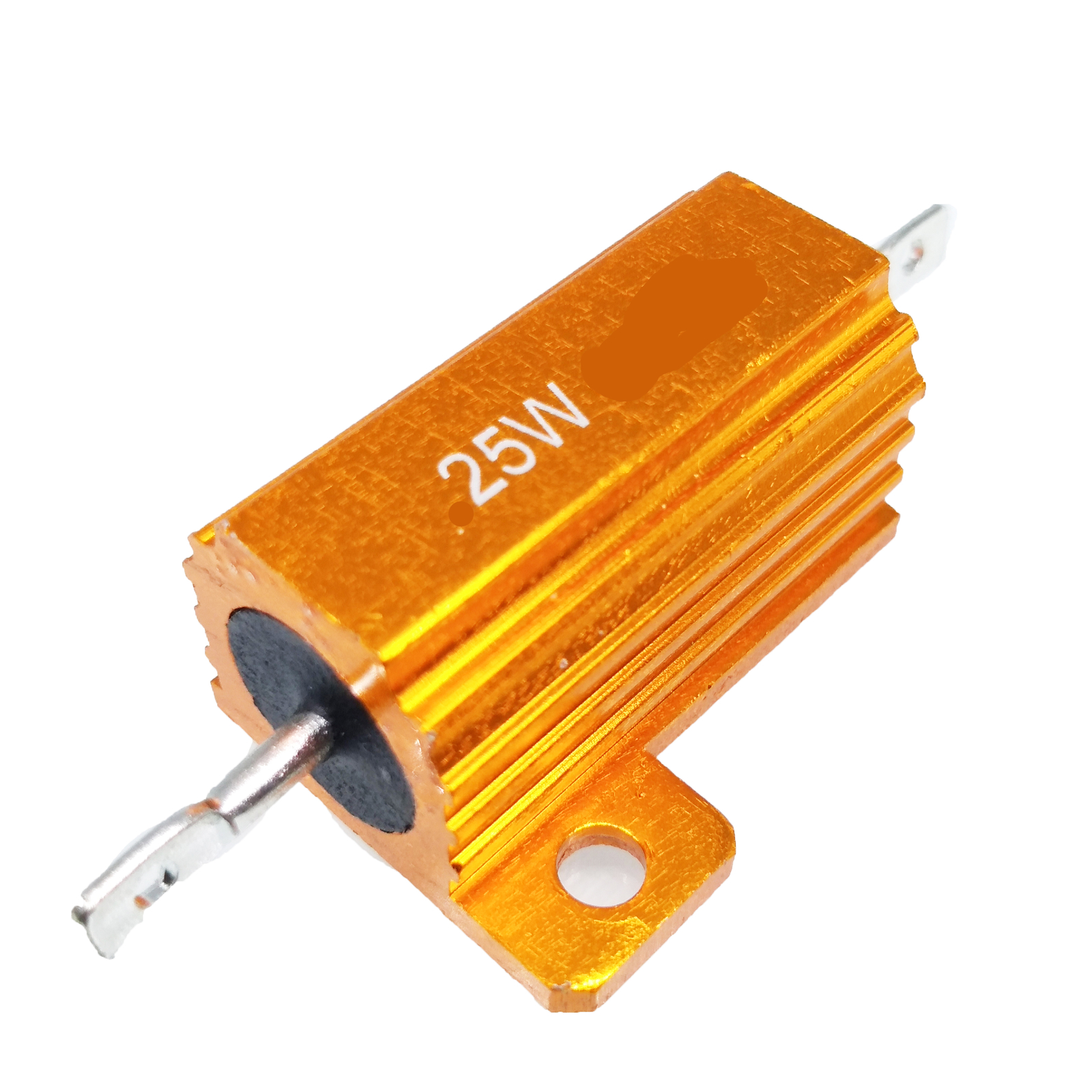 US Stock 2pcs 10 ohm 10R 25W Watt Aluminum Housed Metal Case Wirewound Resistors