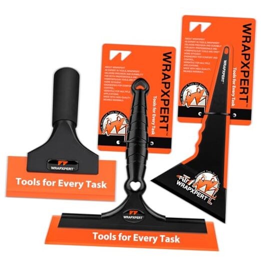 Window Tint Tools Kit, 3-Step Professional Window Tint Squeegee Set for