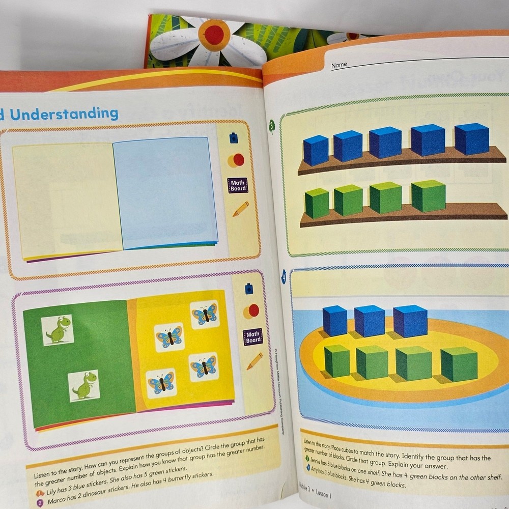 Kindergarten Student Workbooks HMH Into Math Modules 1-6 Homeschool Classroom