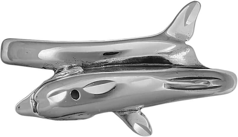 SIze 7 - Diamond Cut Wrapped Dolphin Ring