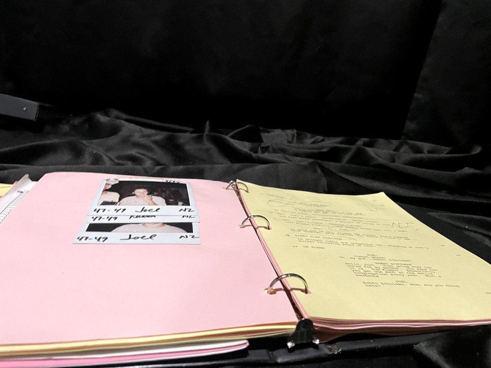 Northern Exposure Script with Cast Polaroids - Shofar, So Good