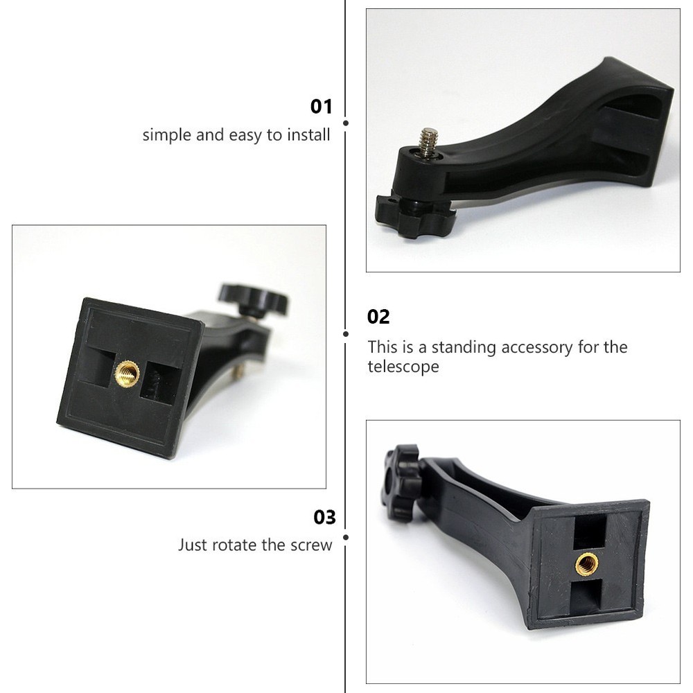 Binocular Tripod Adapter 1/4 Inch Plastic Fixed Bracket for Adventures