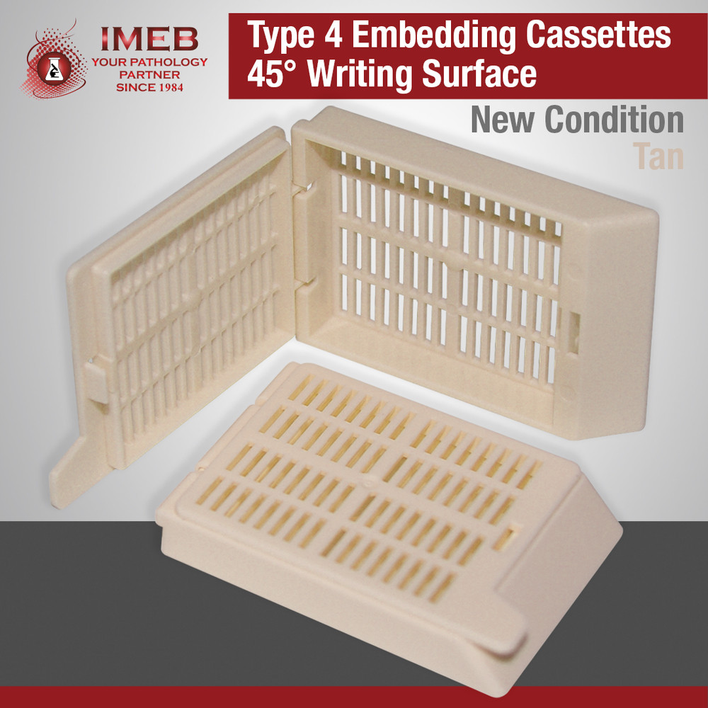 Embedding Cassettes, Type-4, TAN, 750 Per Case Pack, IN TUBES