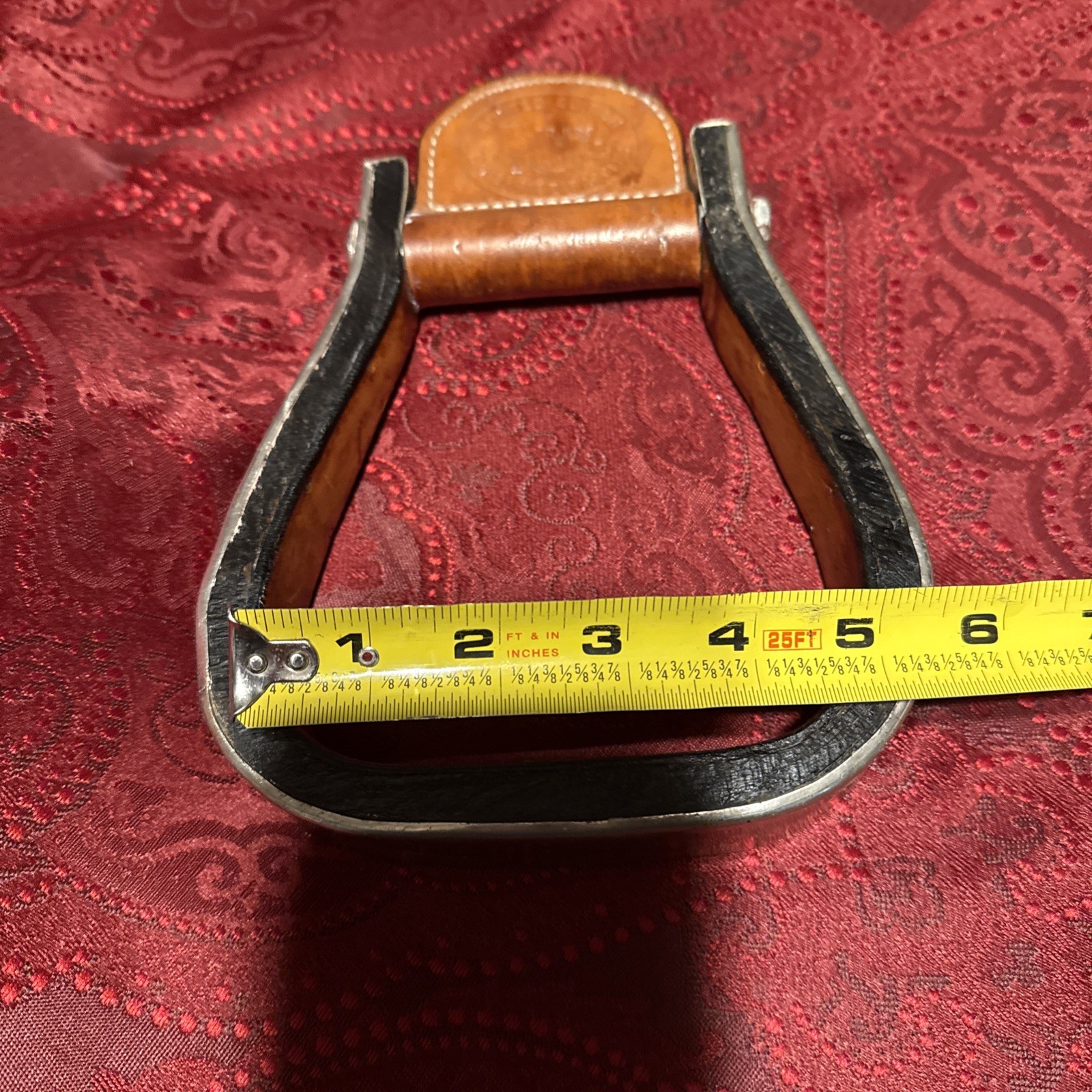 Billy Royal Marked Engraved Sterling silver Western Saddle Stirrups 1.5 inch