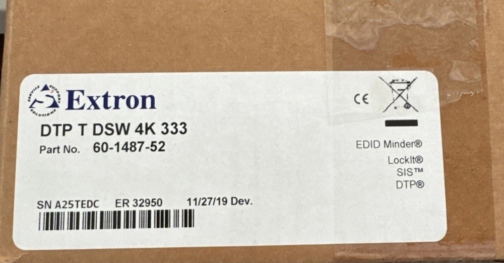 Extron electronics DTP T DSW 4K 333