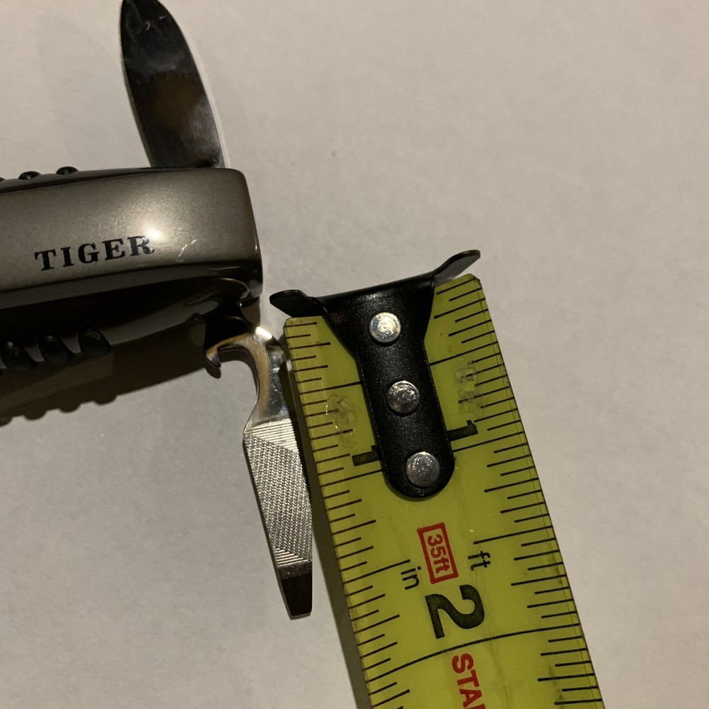 Tiger™ Classic, Vintage Single Torch Pocket Lighter Gray With Multi Tools