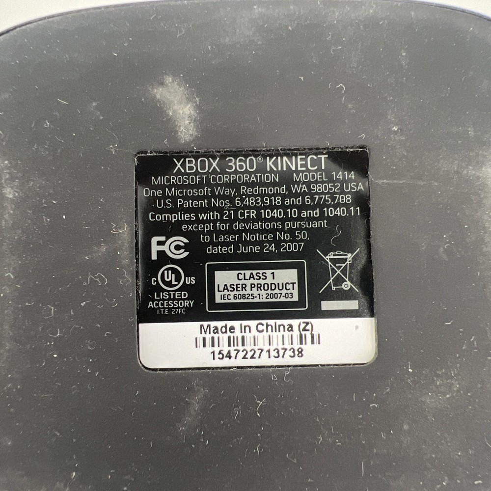 Microsoft 1414 Xbox 360 Kinect Sensor Bar - Black