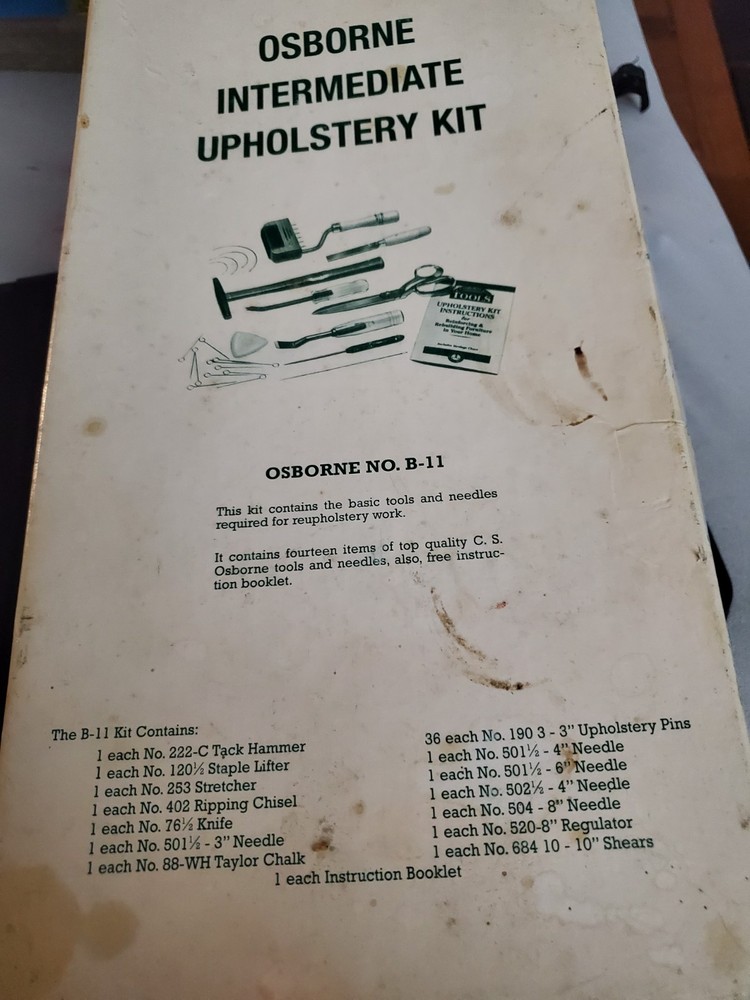 Osborne Intermediate Upholstery Kit No. B-11