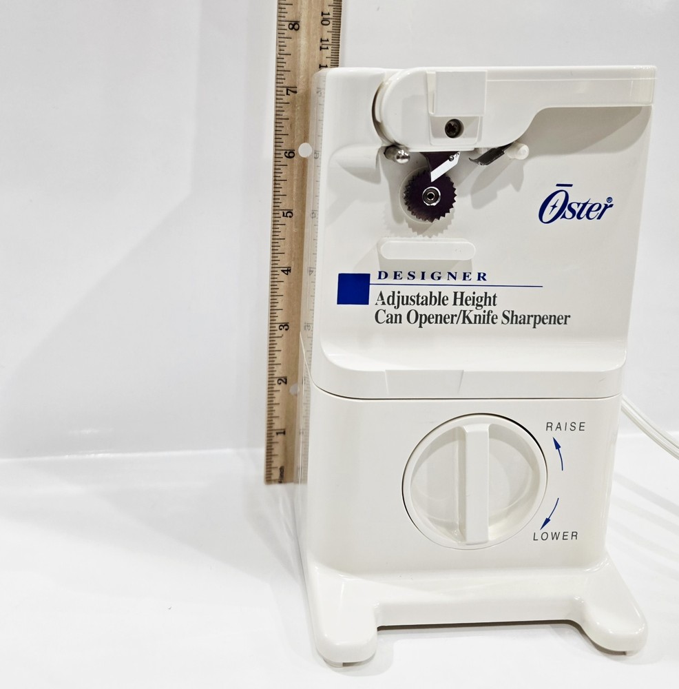 OSTER Adjustable Height CAN OPENER/Knife Sharpener MODEL# 4032-20~MISSING MAGNET