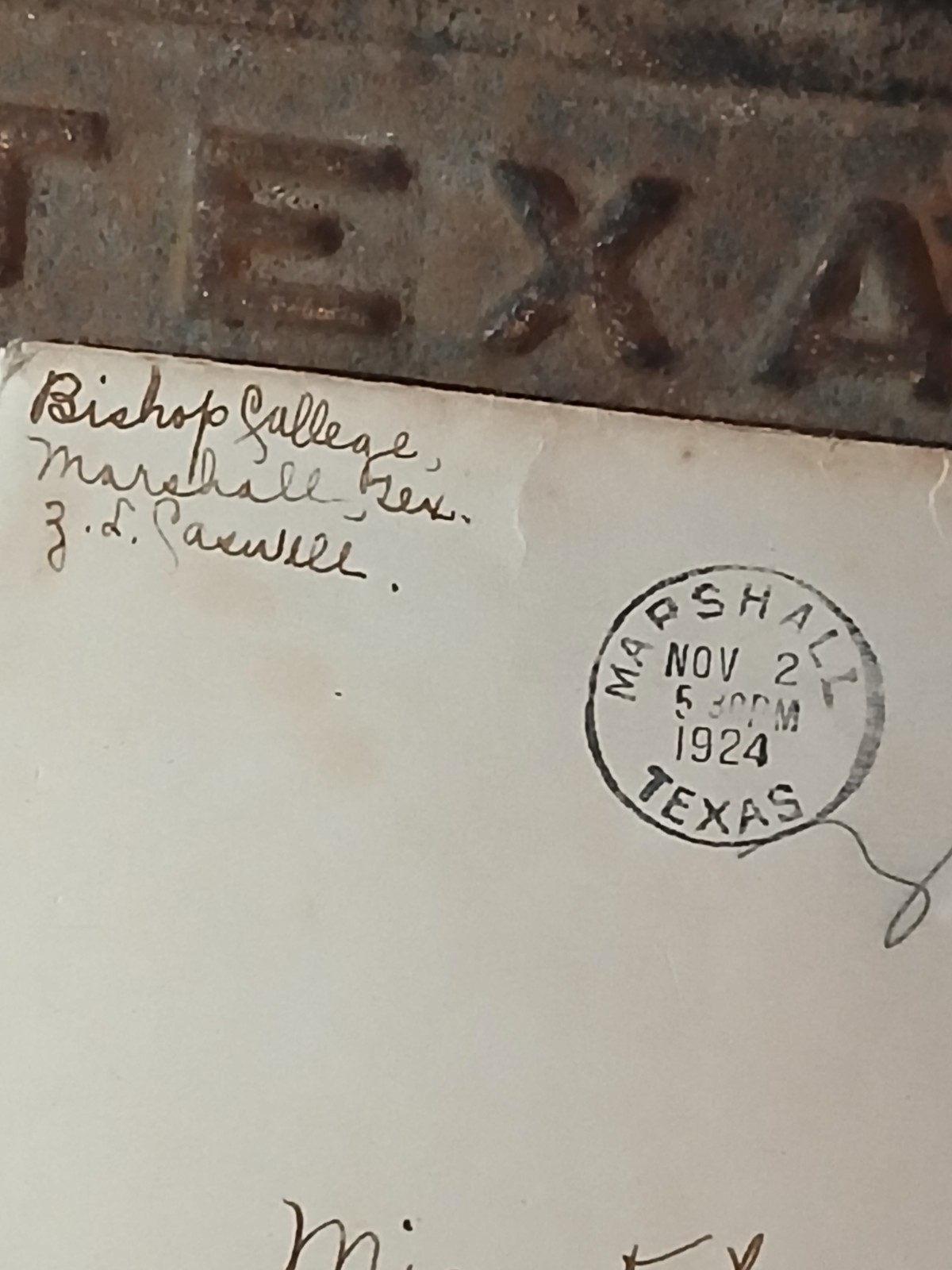 Antique African American* BISHOP COLLEGE LOT* HBCU * MARSHALL TEXAS