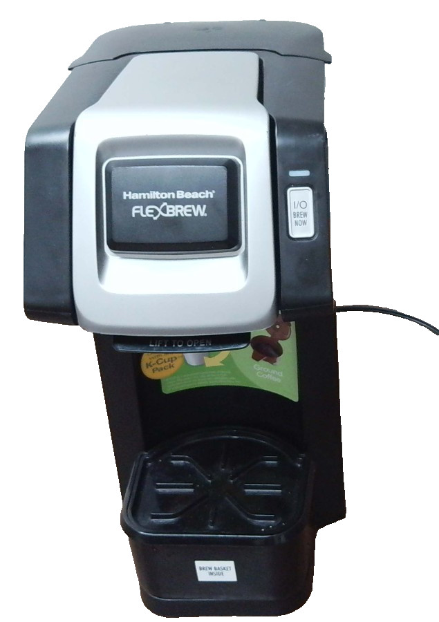 Hamilton Beach 49974 FlexBrew Single-Serve Coffee Maker + Grounds cup - ASIS