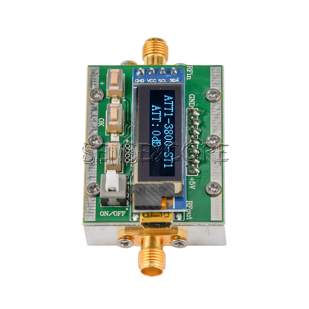 1MHZ-3800MHz Digital Programmable RF Attenuator Control 0-31dB Adjustable 1dB-