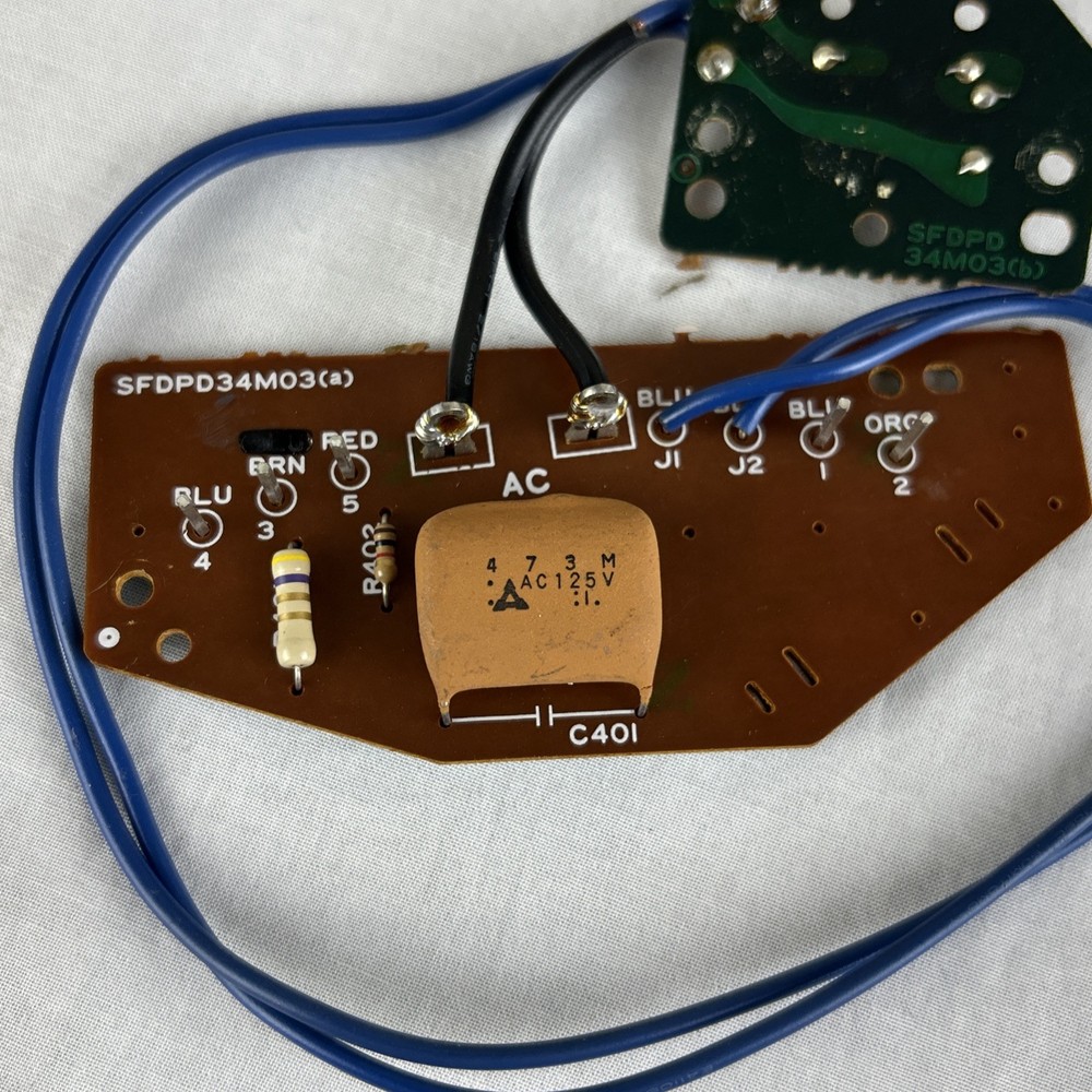 Technics SL-D202 2 Connected Boards SFDPD34MO3 Untested