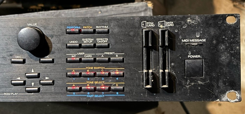 Roland JD-990 Super JD Synth Module Working Japan