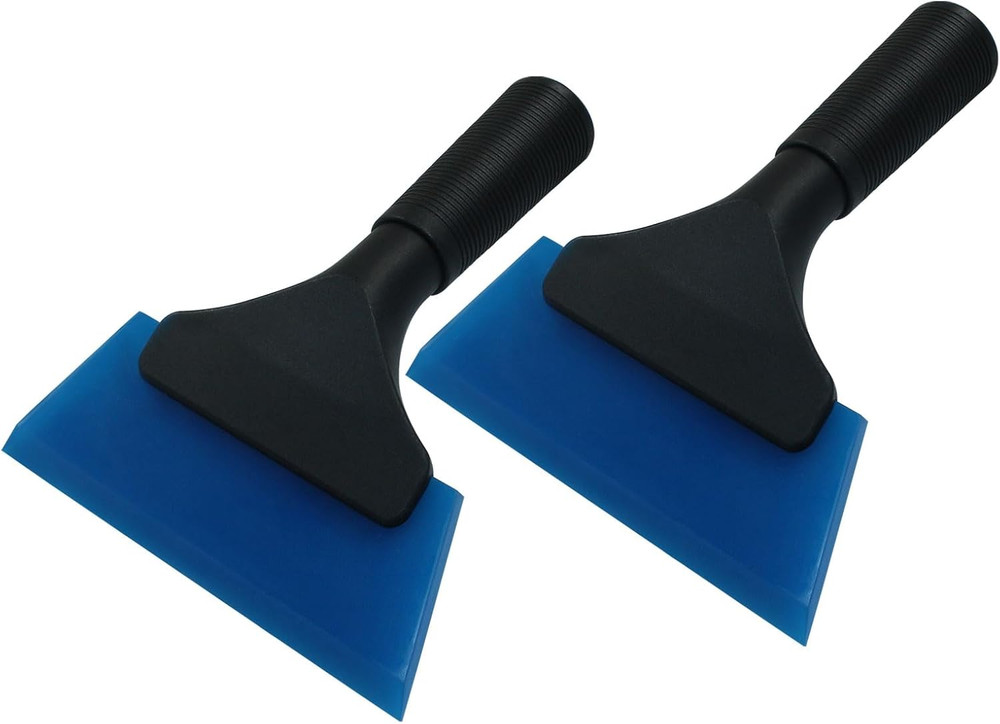 2 Pcs Small Squeegee 5 Inch, Rubber Blade Window Tint Squeegee Mini Wiper for Ca