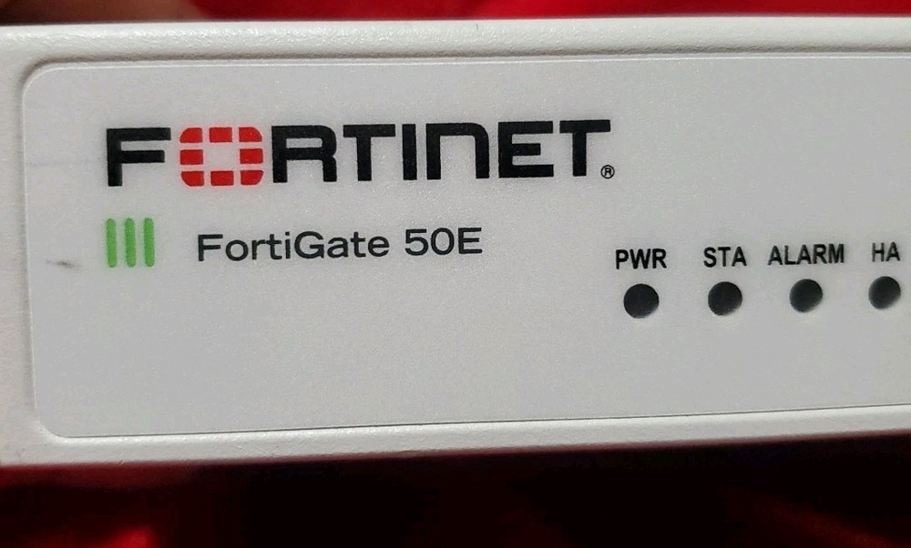 Fortinet Fortigate-50E Network Security Firewall Initialized FG-50E NO POWER CAB