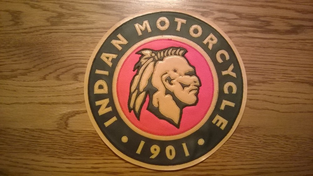 Indian Motorcycles 9.5 inch warrior back patch. Nice New