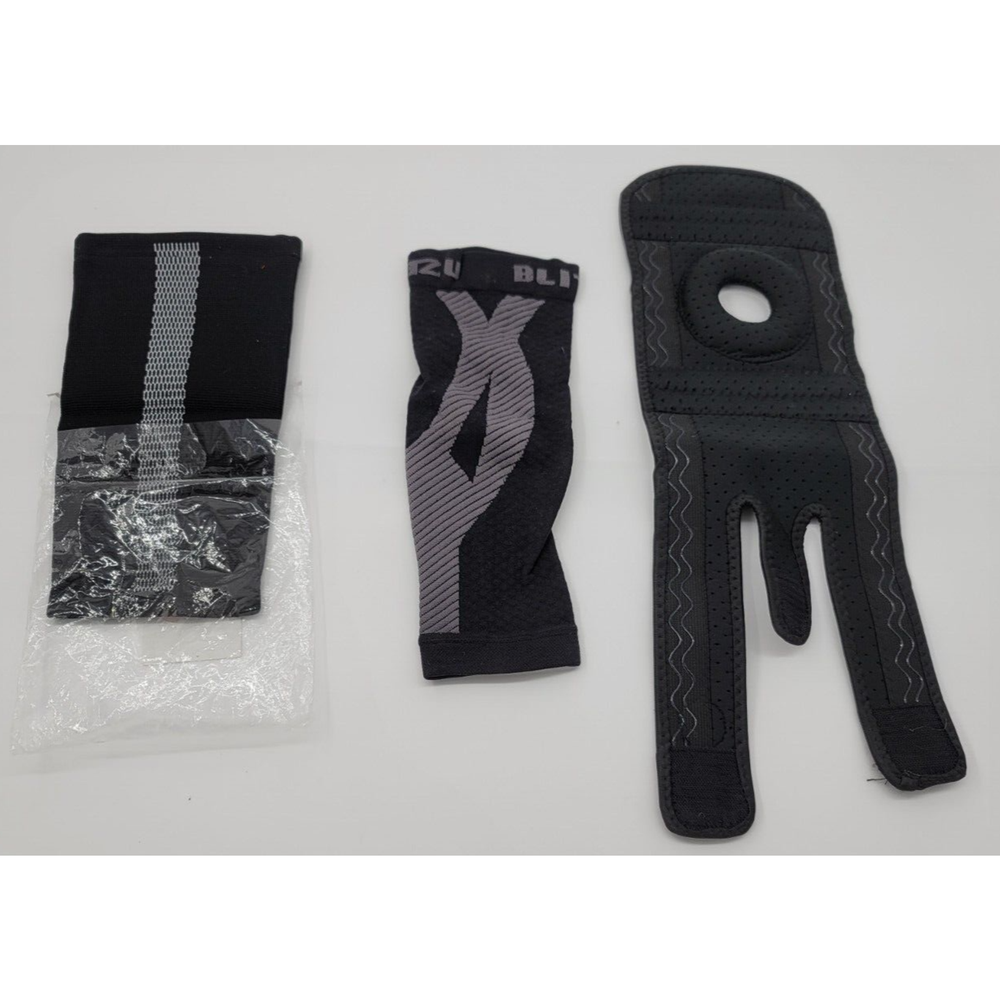 3 Athletic plus knee Wraps Supports Training body Ect.