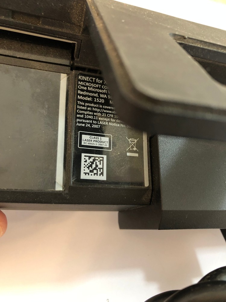 Microsoft Xbox One Kinect Wired Motion Sensor Black Model 1520 OEM