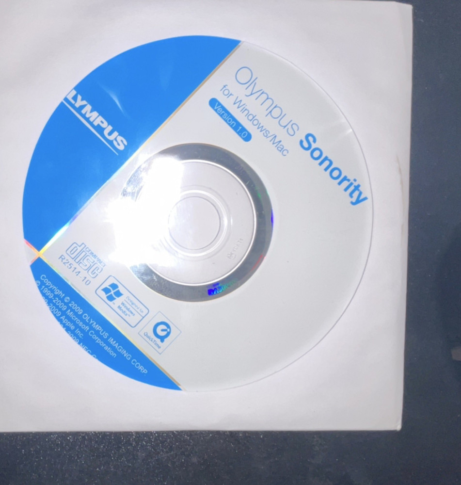 Olympus Sonority Version 1.0 CD Multimedia Tools for Windows/Mac English